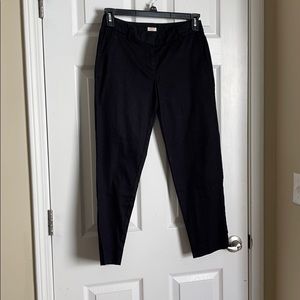 J. Crew Black Skimmer Pants Size 2